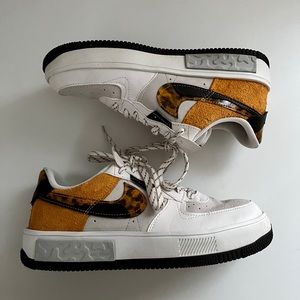 Nike Air Force 1 low Fontanka Women’s Tortoise Curry size 10